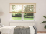 Venetian Blind Light Brown with Pattern 150 x 150 cm 25 mm PVC 42003769