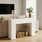 Coffee Table High Gloss White 102 x 35 x 75 cm Engineered Wood 899931