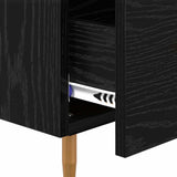 Bedside Table 2 pcs Black 40 x 35 x 47.5 cm Engineered Wood 882080