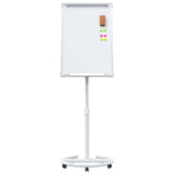 Magnetic Whiteboard Grey and White 62 x 62.5 x 197 cm EPS 42019278