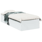 Bed Frame without Mattress White 90x190 cm Single 3281063
