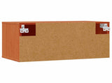 Wall Cabinet Wax Brown 60 x 30 x 30 cm Solid Pine Wood 869942