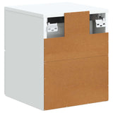 Wall-Mounted Bedside Cabinet 2 pcs White 34.5 x 33 x 40 cm 899316