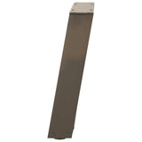 Coffee Table Legs U-Shaped 2 pcs Natural Steel 28x cm Steel 4012759