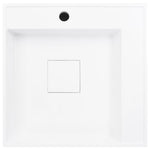 Wash Basin 50x50x12.3 cm Mineral Cast/Marble Cast White 144071