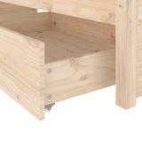 Bed Frame without Mattress with Drawers Small Double 3103493