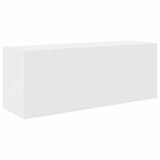 Bathroom Wall Cabinet White 80x25x30 cm Engineered Wood 860076