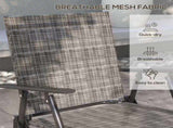 Four-Piece Metal Garden Sofa Set - Mixed Grey T3398P328412