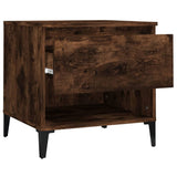 Side Table Smoked Oak 50x46x50 cm Engineered Wood 819558