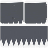 Lawn Edging 10 pcs 103 x 30 cm Steel Anthracite 8008410