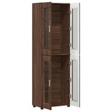 Highboard FLORIN Brown Oak 60 x 35 x 182 cm Engineered Wood 3397911