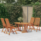 Garden Chair Set of 4 Solid Wood Eucalyptus Wood with Oil Finish 3087344