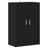 Shoe Cabinet Black 60x35x92 cm Engineered Wood 808928