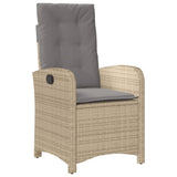 7 Piece Garden Dining Set with Cushions Grey Poly Rattan 3212287