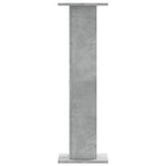 Plant Stands 2 pcs Concrete Grey 30x30x95 cm Engineered Wood 3307876