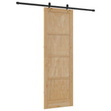 Sliding Door Set Other ORKDAL Natural and black 78 x 232 cm 3333642