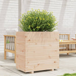 ZNTS Garden Planter 70x40x72.5 cm Solid Wood Pine 3282589