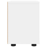 Bedside Table White 30.5 x 30 x 43 cm Engineered Wood 888797