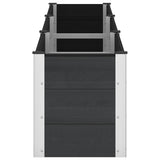 Garden Raised Bed Black 300 x 50 x 54 cm 42038992