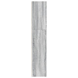 Bookcase Grey Sonoma 80x30x152 cm Engineered Wood 857945