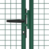 Mesh Garden Gate Steel 400x125 cm Green 145749