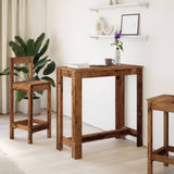 Bar Table Old Wood 102x50x103.5 cm Engineered Wood 854416