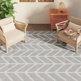 Outdoor Carpet ARAKIL Grey 190x290 cm PP 368544