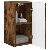 TV Wall Cabinet Smoked Oak 30 x 31 x 60 cm Engineered Wood 892279