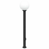 Bollard Light with Outlet 120 cm Black IP44 4006121