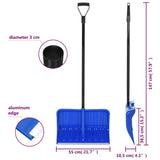 ZNTS Snow Shovel Blue 147 cm Metal 93708