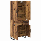 Highboard with Drawer 2 pcs Old Wood 69.5 x 34 x 180 cm 3415738
