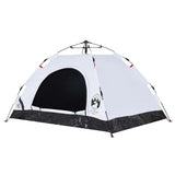 Camping Tent 2-Person White Blackout Fabric Quick Release 4004164