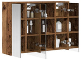 Bathroom Mirror Cabinet Old Wood 63.5 x 16 x 62.5 cm 889157