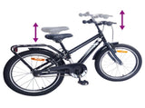 Kids Bike 20 Inches for 6-11 Years Old Black 42009358