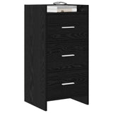 Sideboard Black Oak 40 x 36 x 80 cm Engineered Wood 8011060