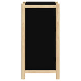 Sideboard Black 62x38x75 cm Engineered Wood 345676