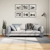Rug IZA Short Pile Scandinavian Look Grey 140x200 cm 375453