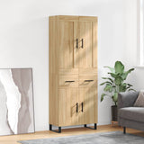 Highboard Sonoma Oak 69,5x34x180 cm Engineered Wood 3199900