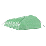 Greenhouse with Steel Frame Green 84 m 14x6x2.85 m 3188110