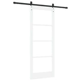 Sliding Door ORKDAL White and Black 83 x 211 cm 3331832