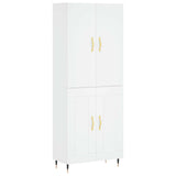 Highboard White 69,5x34x180 cm Engineered Wood 3195771