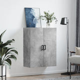 Wall Mounted Cabinet Concrete Grey 69.5x34x90 cm 828424