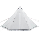Family Tent Tipi 8-Person White Blackout Fabric Waterproof 4009448