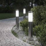 Bollard Lights with Sensor 3pcs 50 cm Stainless Steel IP44 4006006