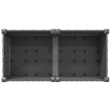 Garden Planter with Wheels Light Grey 80 x 40 x 48 cm PP 3422962