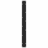 Dining Table Legs Black 2 pcs 100x cm Steel 4013320