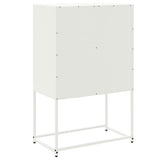 Sideboard White 68.5x38.5x107 cm Steel 846487