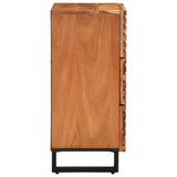 Sideboards 2 pcs 60x34x75 cm Solid Wood Acacia 3217080
