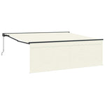 Retractable Awning Manual Cream 400 x 300 cm Polyester 3330493
