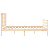 Bed Frame without Mattress 140x200 cm Solid Wood 3193921